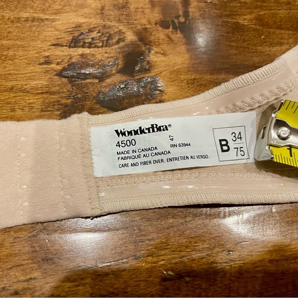 Vintage 34B beige strapless Wonderbra bra - Picture 6 of 9